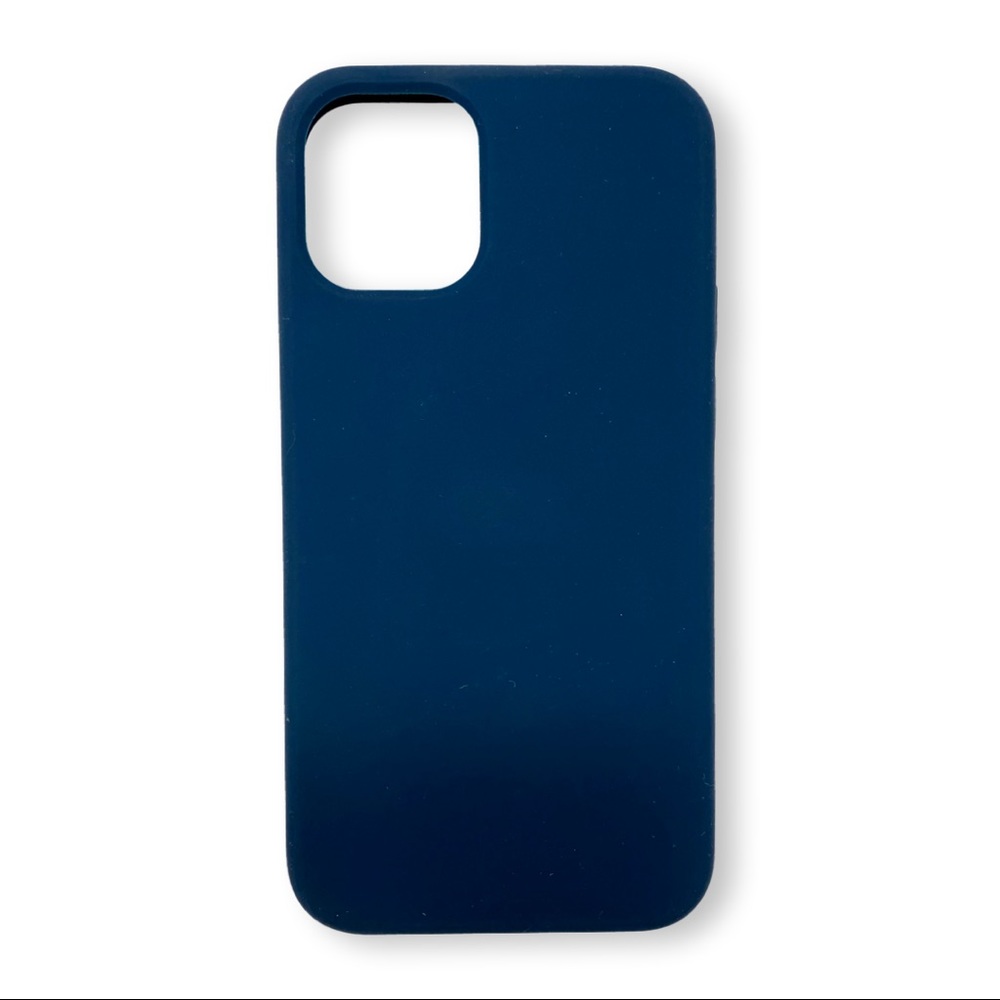 iphone 12 mini blue silicone case